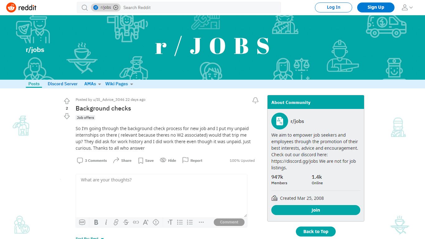 Background checks : jobs